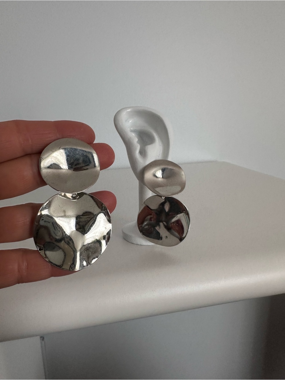 Silver earrings - Picture 4 of 8
